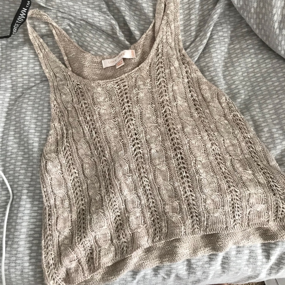 Love Tree Sweater Tank